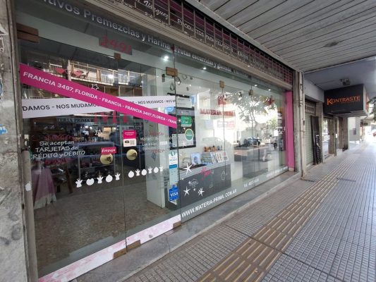Alquiler Local 102m² Cubiertos + Patio en Florida