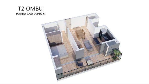 Venta Departamento 2 Amb Tao Parque