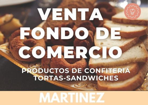 Vta. 1 fondo de comercio - Martinez