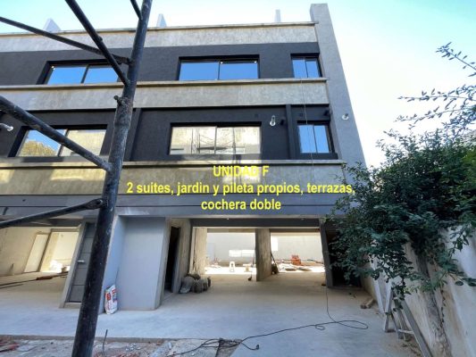 Depto Venta Olivos 2 SUITES jardin terraza 2 coch