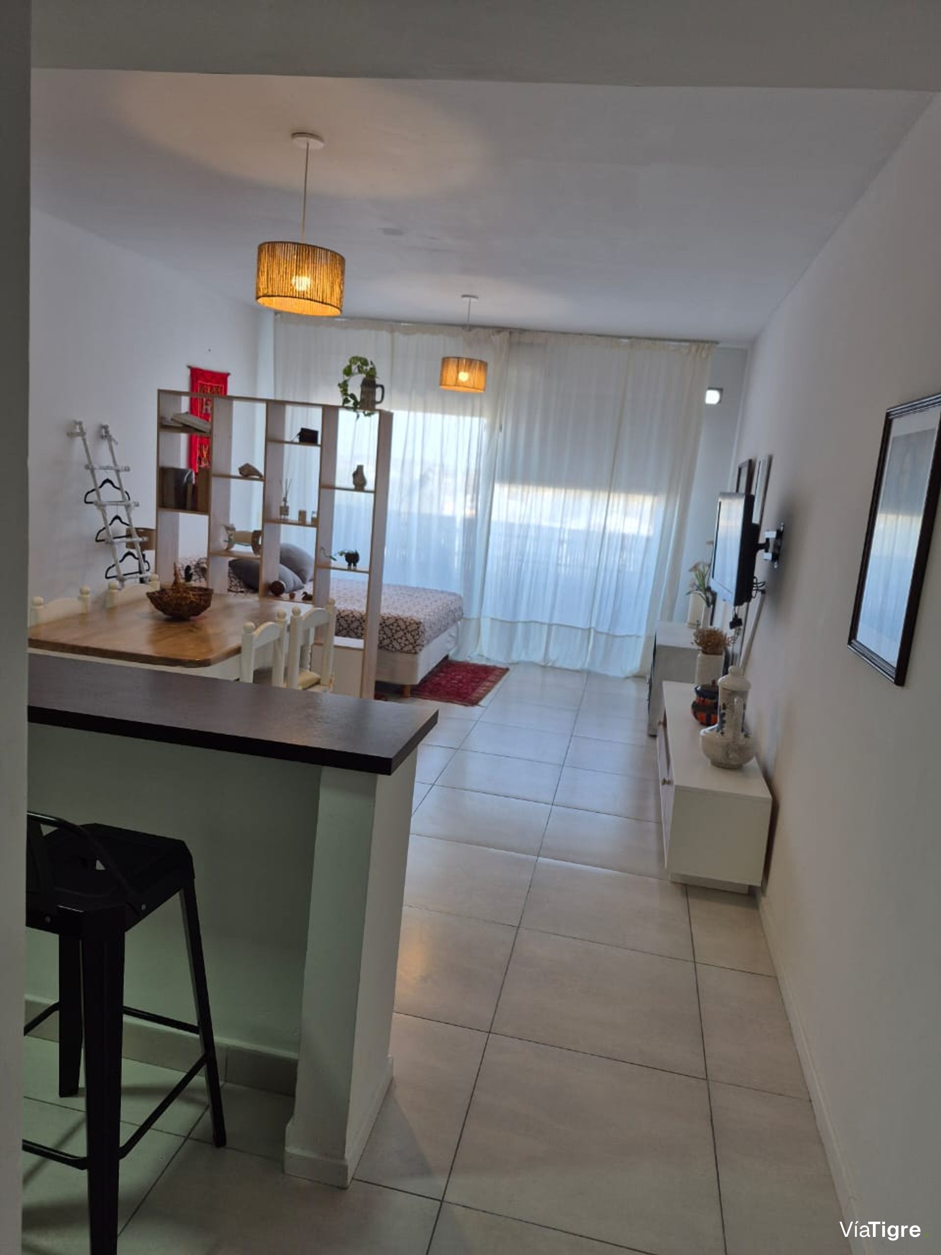 For Sale Furnished Studio Apartment Tigre Pool 24-Hour Security