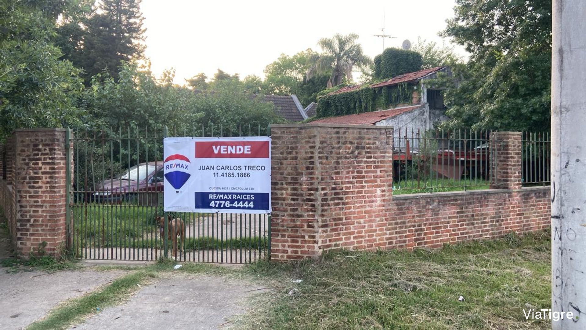 Venta Terreno en Avenida Alvear Benavidez Tigre