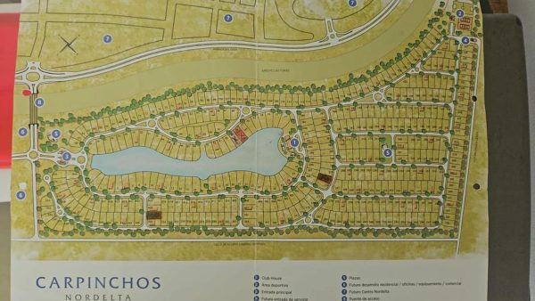 Venta de LOTE AL AGUA Barrio CARPINCHOS NORDELTA